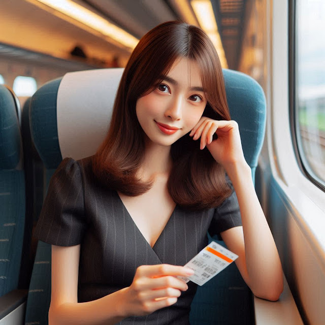 高鐵車廂內的視角